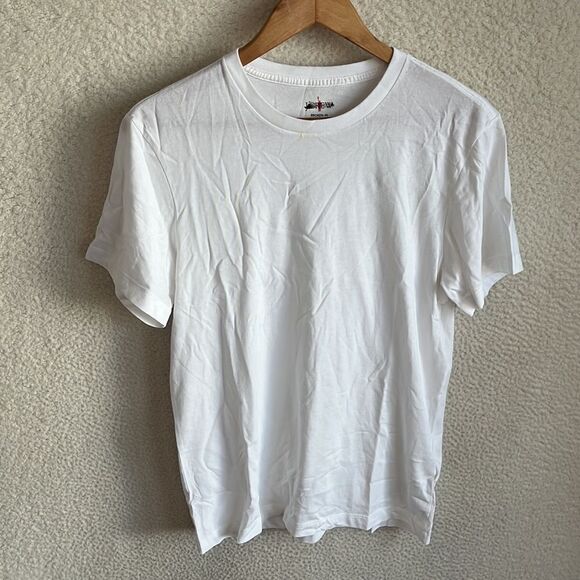 J Crew Broken In T Shirt Mens Size‎ Small White - Picture 2 of 9